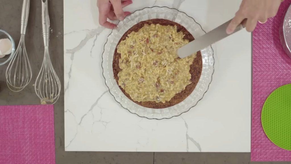 Baking Oatmeal Cake with Coconut Pecan Topping 7 Baking Oatmeal Cake with Coconut Pecan Topping