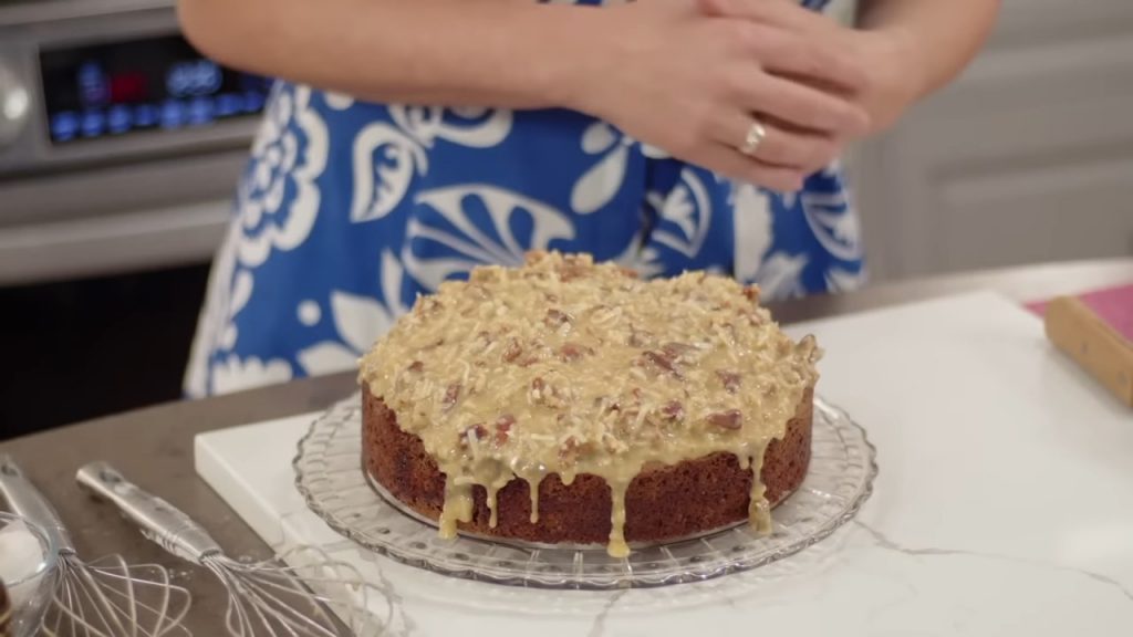 Baking Oatmeal Cake with Coconut Pecan Topping 10 Baking Oatmeal Cake with Coconut Pecan Topping