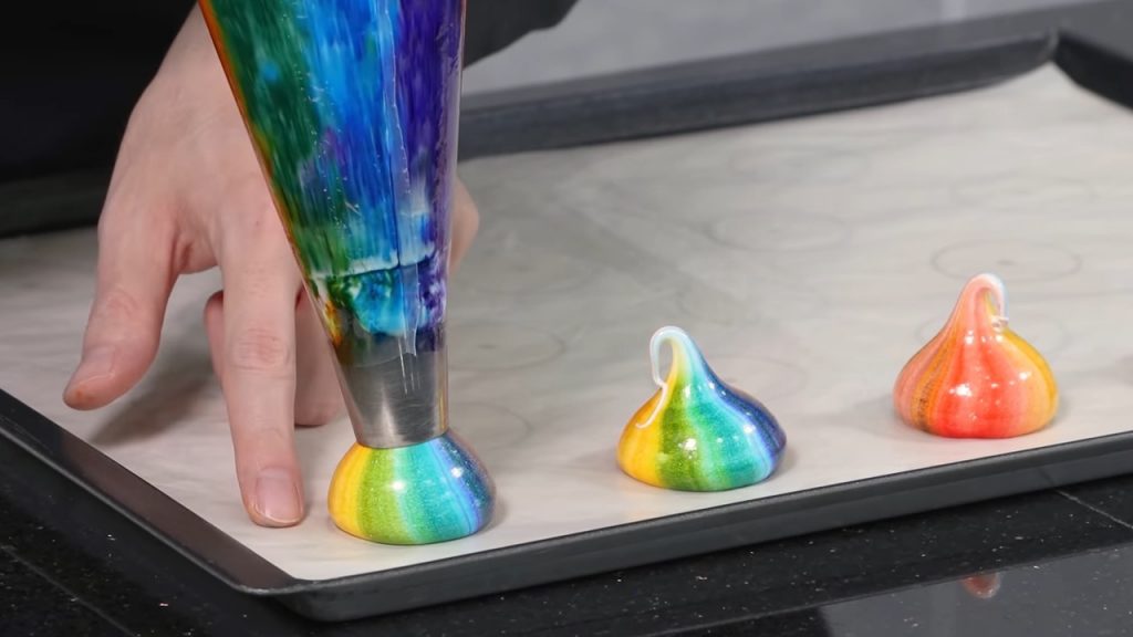 Rainbow Meringue Kisses 25 Rainbow Meringue Kisses
