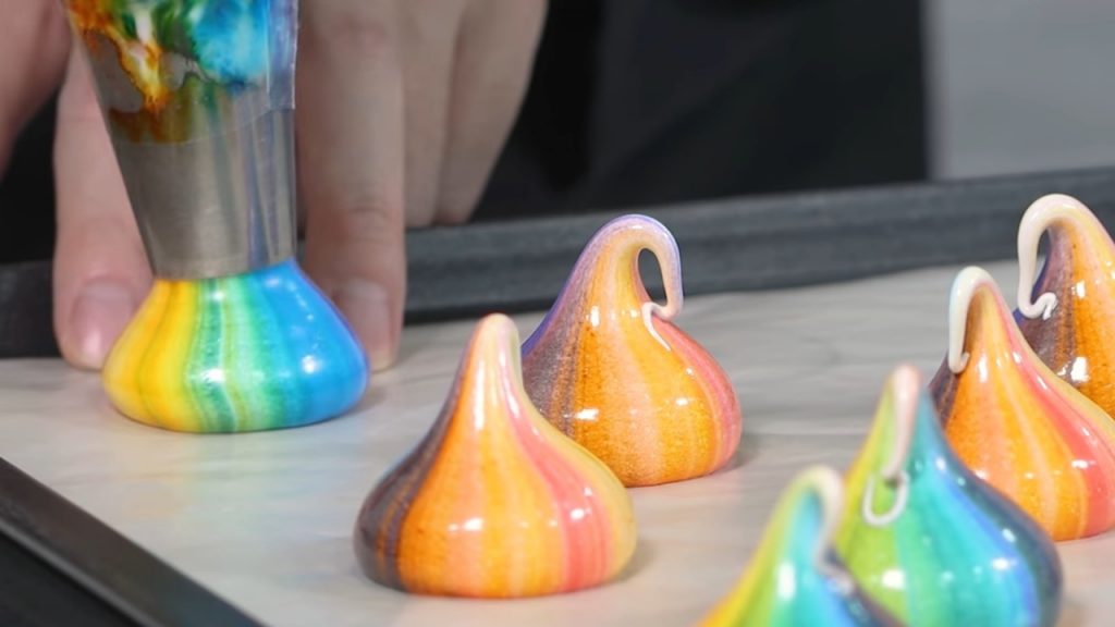 Rainbow Meringue Kisses 32 Rainbow Meringue Kisses