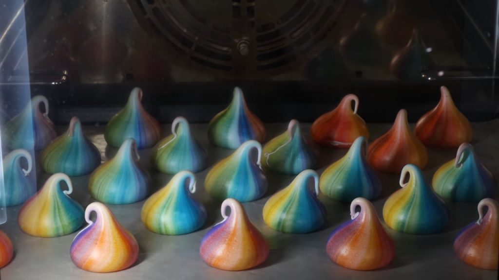 Rainbow Meringue Kisses 35 Rainbow Meringue Kisses