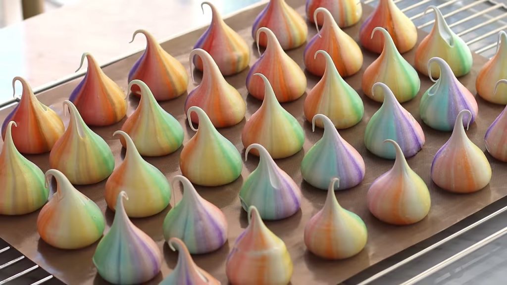 Rainbow Meringue Kisses 42 Rainbow Meringue Kisses