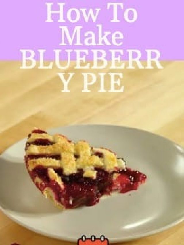 How To Make BLUEBERRY PIE