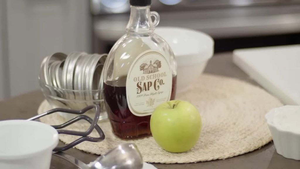 Baking Pumpkin Scones with Apple Pie Preserves