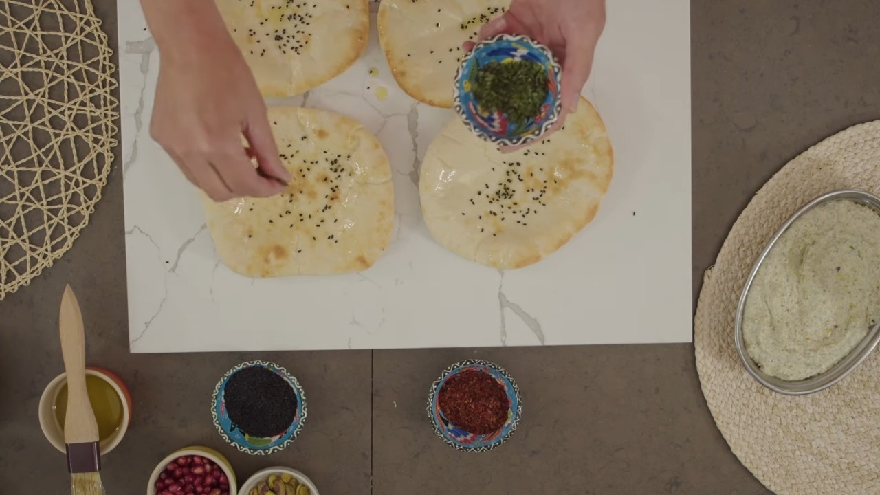 Turkish Flatbread and Dip Turkish Flatbread and Dip