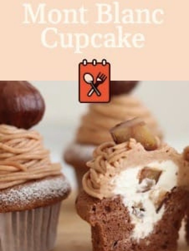 Mont Blanc Cupcake