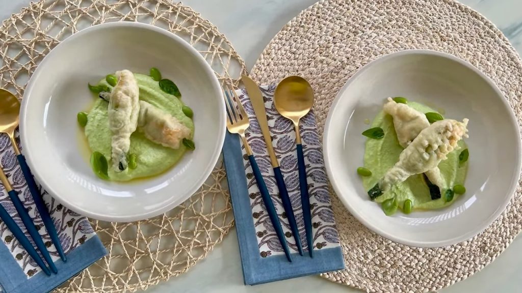 STUFFED ZUCCHINI BLOSSOMS