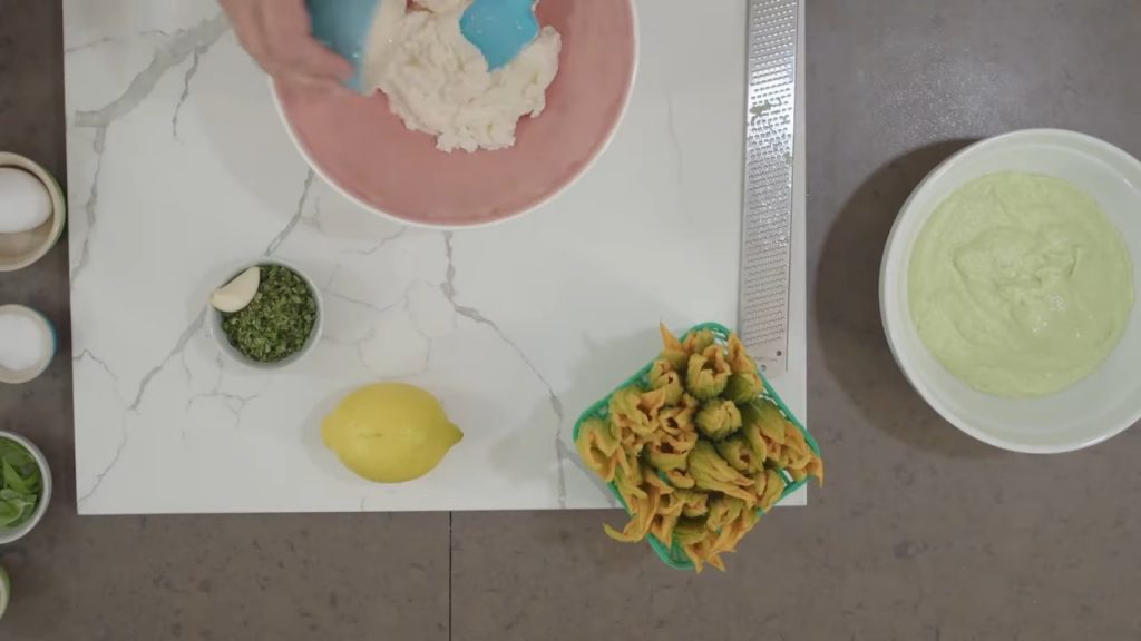 STUFFED ZUCCHINI BLOSSOMS