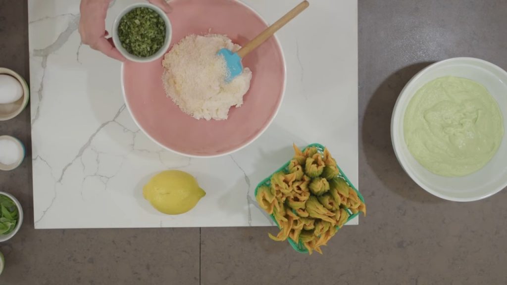 STUFFED ZUCCHINI BLOSSOMS