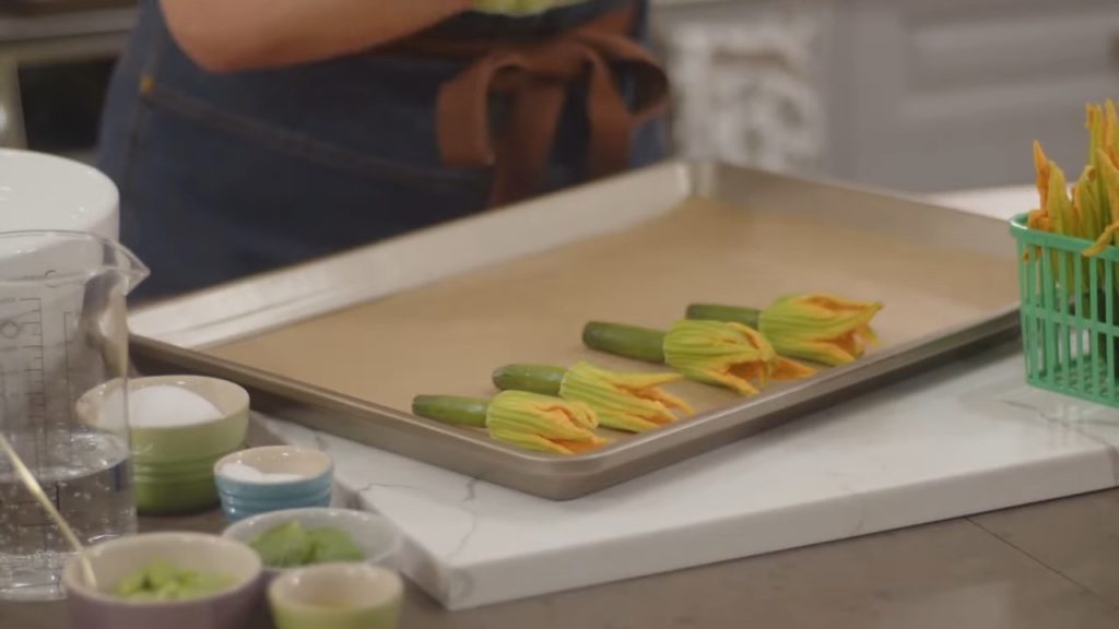 STUFFED ZUCCHINI BLOSSOMS