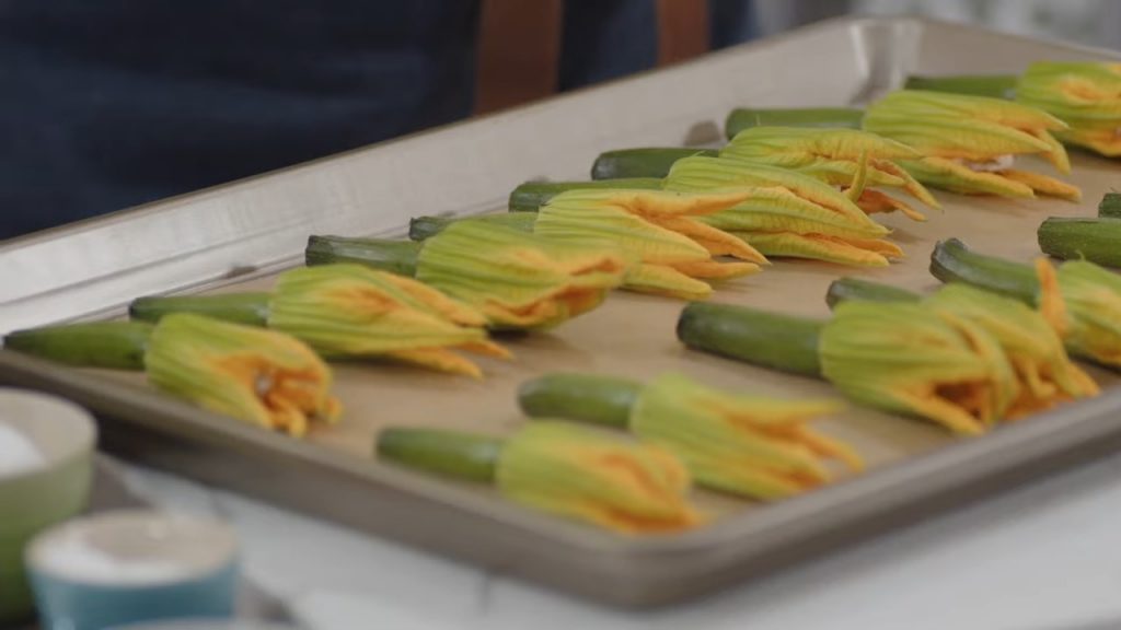 STUFFED ZUCCHINI BLOSSOMS