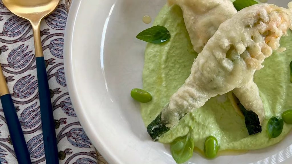 STUFFED ZUCCHINI BLOSSOMS