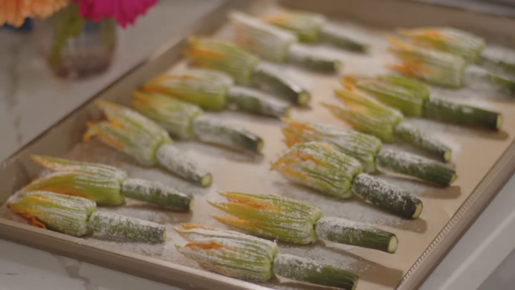 STUFFED ZUCCHINI BLOSSOMS