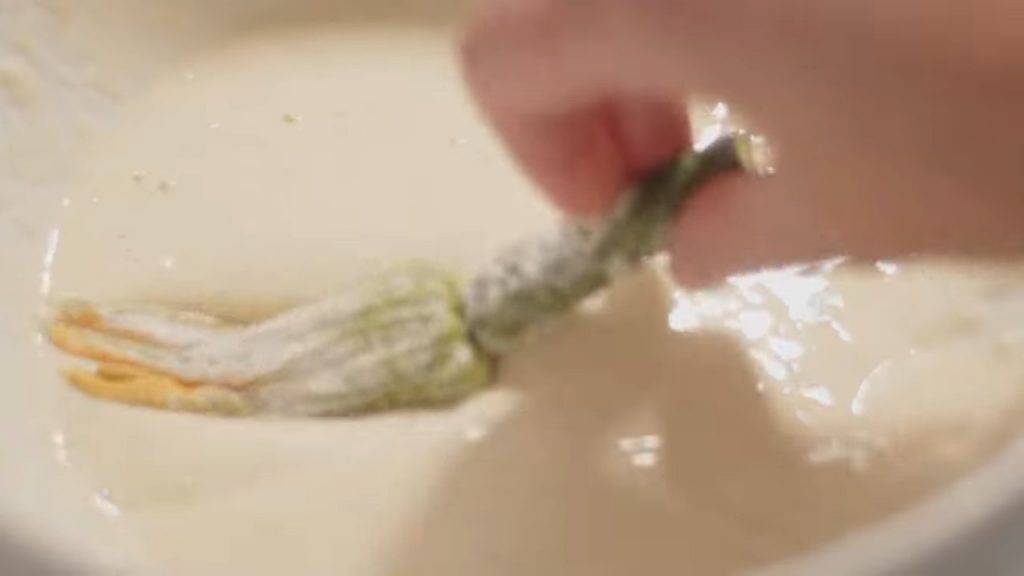 STUFFED ZUCCHINI BLOSSOMS