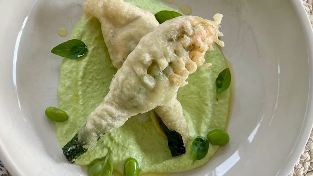 STUFFED ZUCCHINI BLOSSOMS