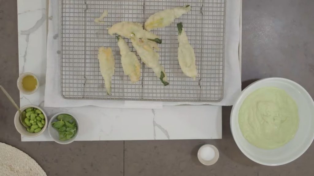 STUFFED ZUCCHINI BLOSSOMS