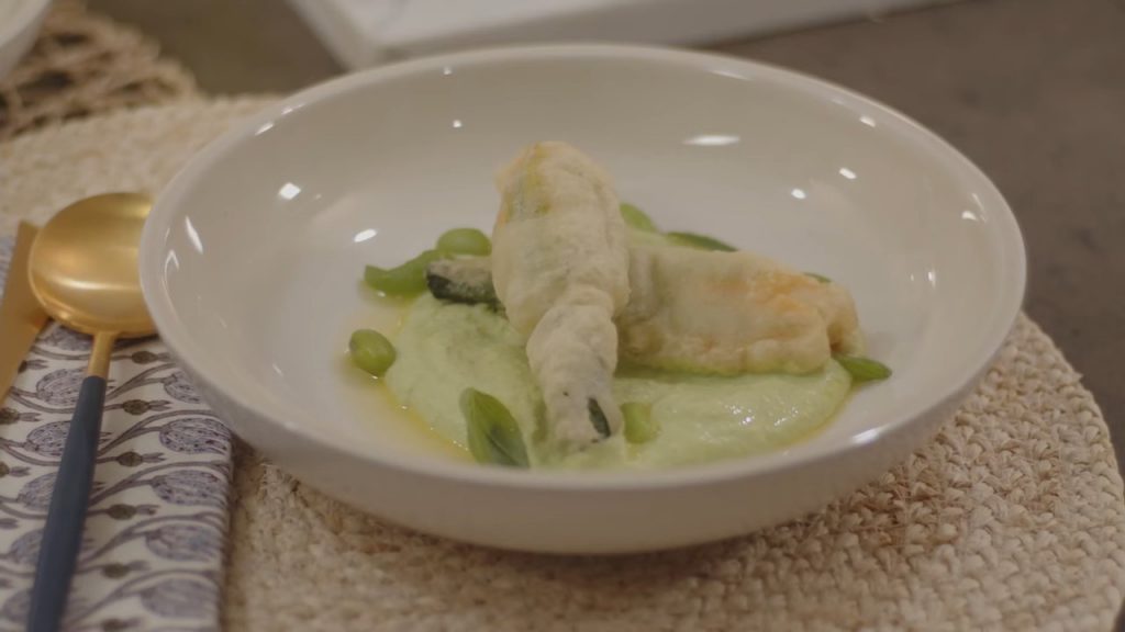 STUFFED ZUCCHINI BLOSSOMS