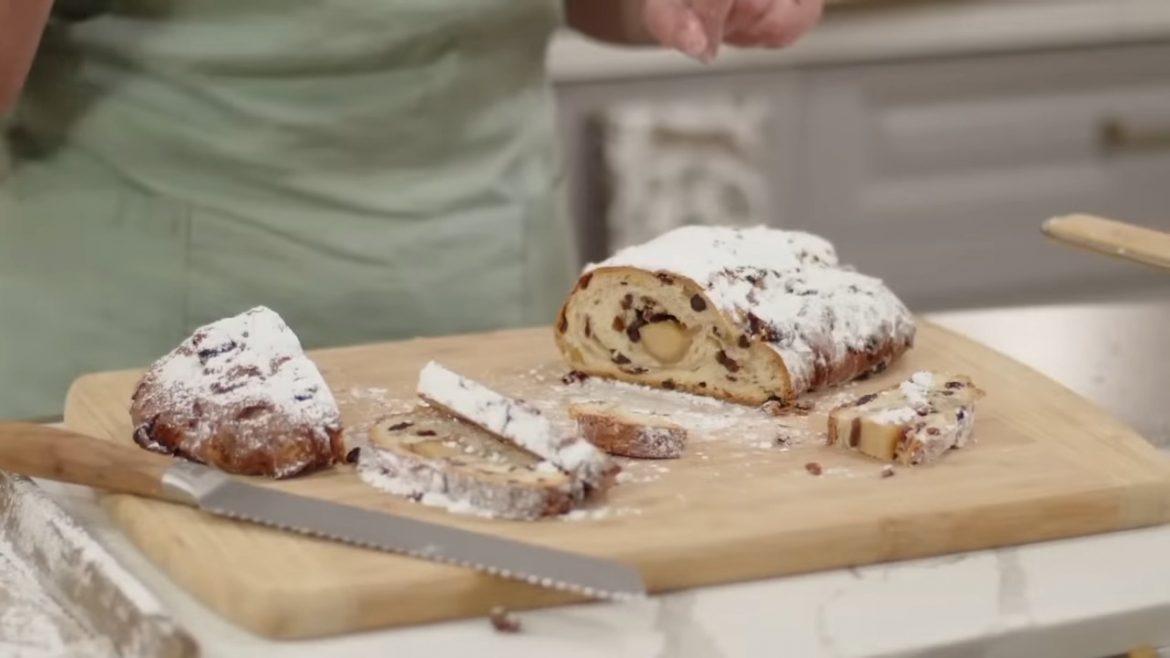 Holiday Stollen Homemade Marzipan